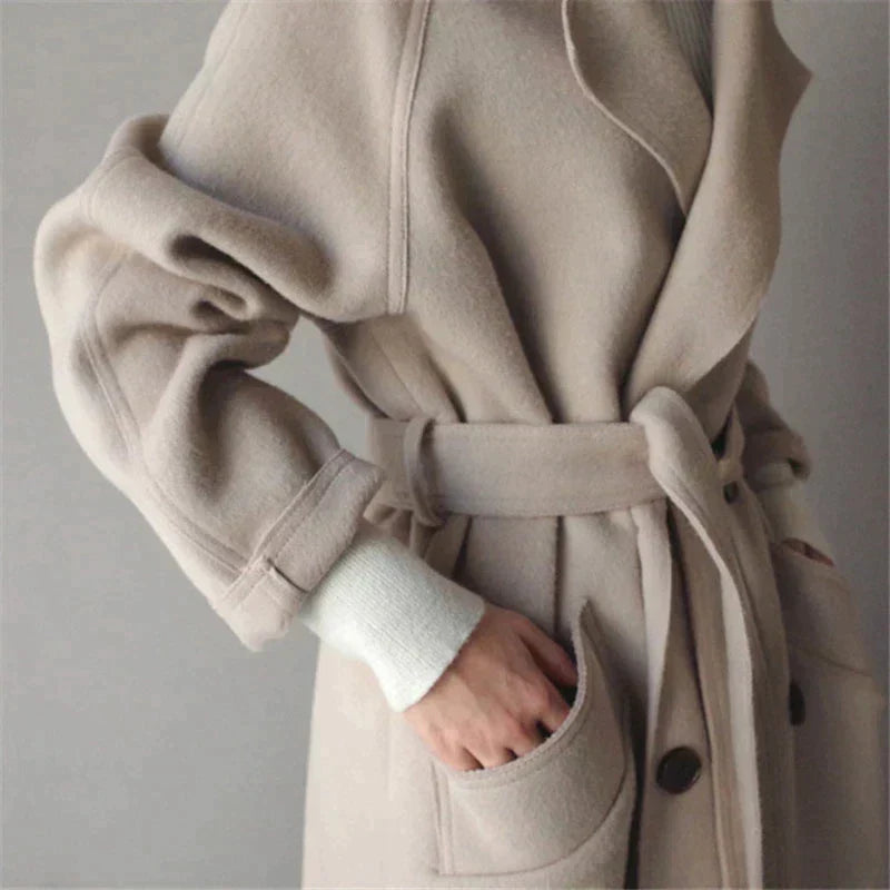 Luxora | Luxuriöser Woll-Trenchcoat
