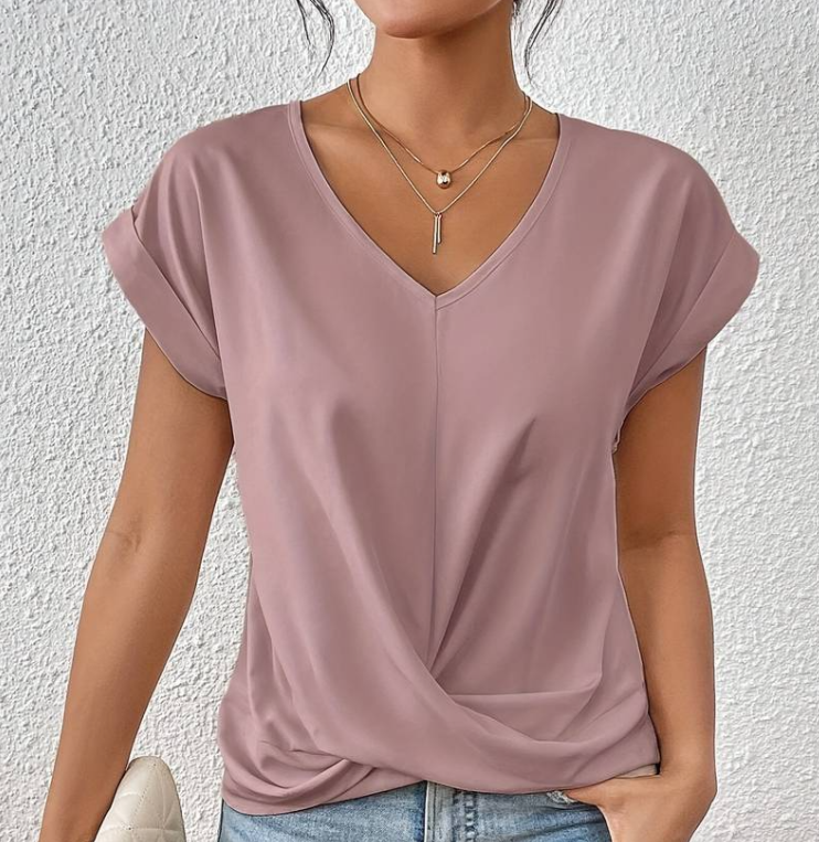 Marine - DAMEN V-AUSSCHNITT SHIRT