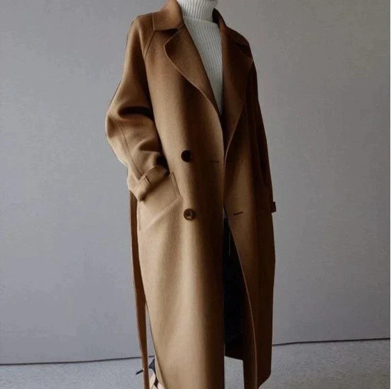 Luxora | Luxuriöser Woll-Trenchcoat