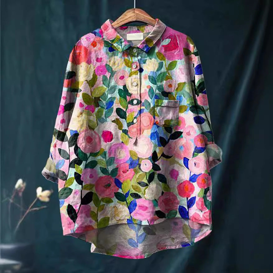 Rosie - VINTAGE BLUMENBLUSE