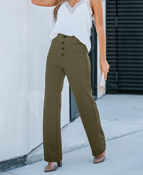 Lily™ | Hochtaillierte Freizeit-Hose