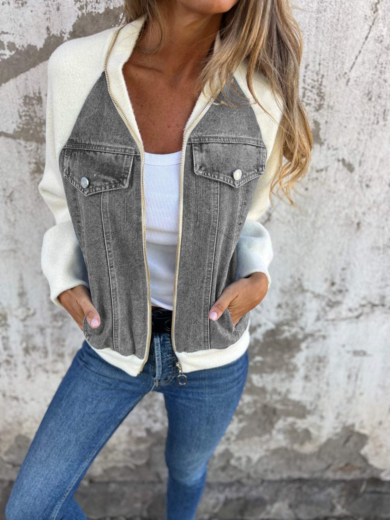 Ivy™ | Denim-Mix-Jacke