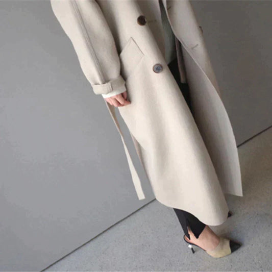 Luxora | Luxuriöser Woll-Trenchcoat