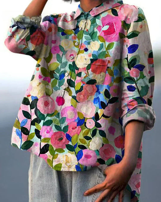 Rosie - VINTAGE BLUMENBLUSE