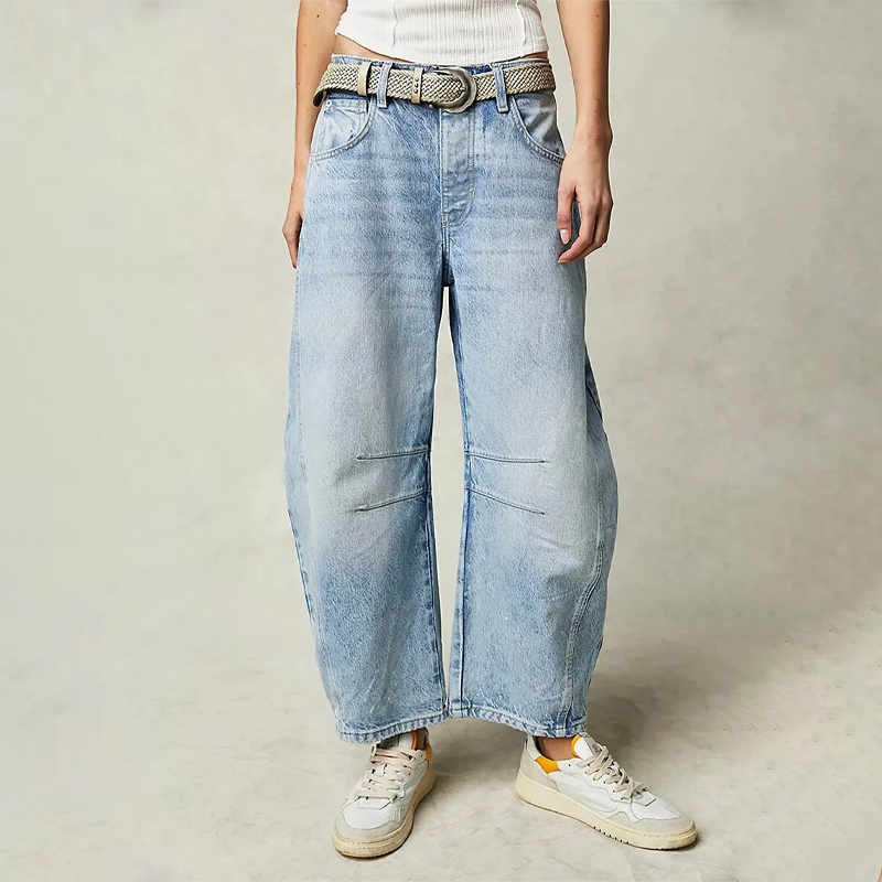 Emma | Stilvolle Weite-Hosen Jeans