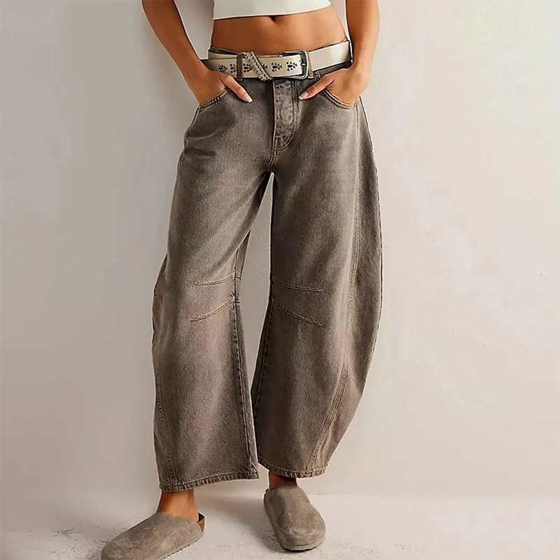 Emma | Stilvolle Weite-Hosen Jeans