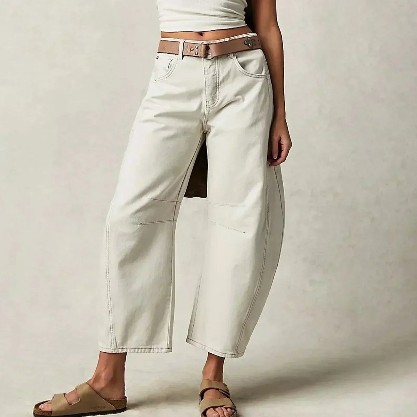 Emma | Stilvolle Weite-Hosen Jeans