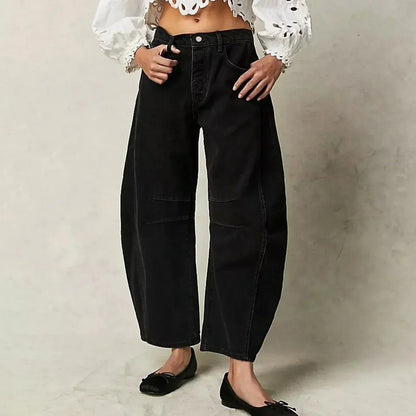 Emma | Stilvolle Weite-Hosen Jeans