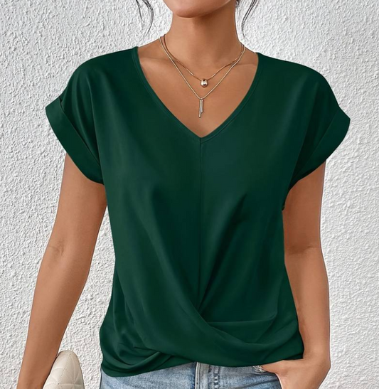 Marine - DAMEN V-AUSSCHNITT SHIRT