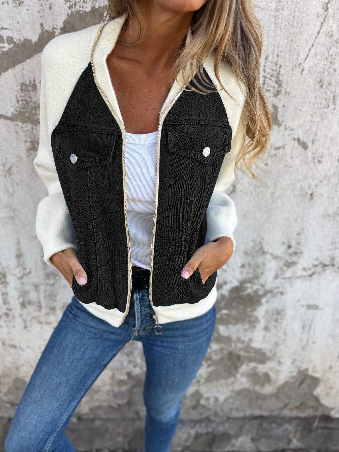 Ivy™ | Denim-Mix-Jacke