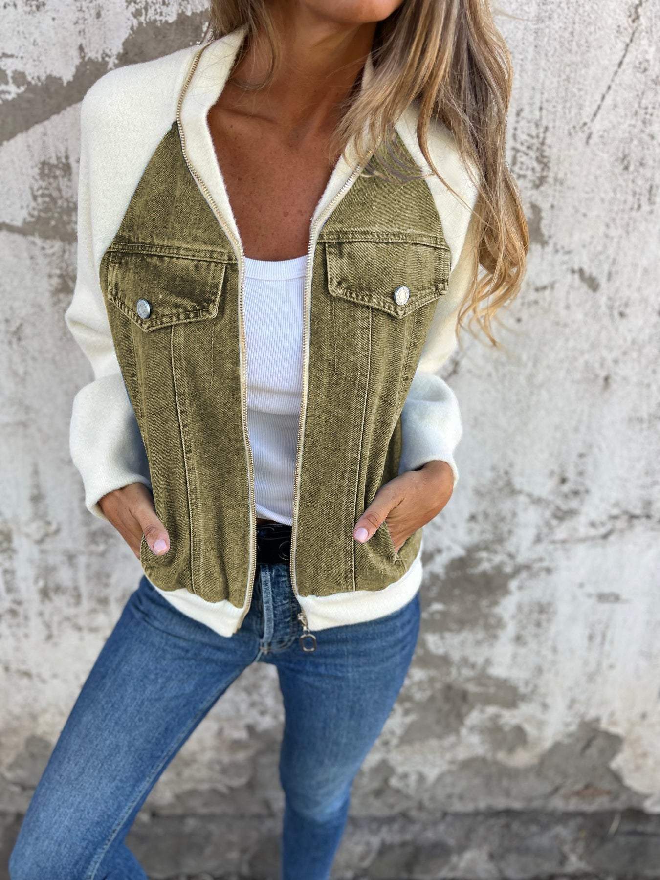 Ivy™ | Denim-Mix-Jacke