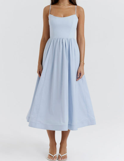 Isabella-Elegantes ärmelloses Kleid