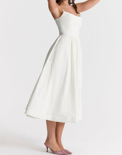 Isabella-Elegantes ärmelloses Kleid