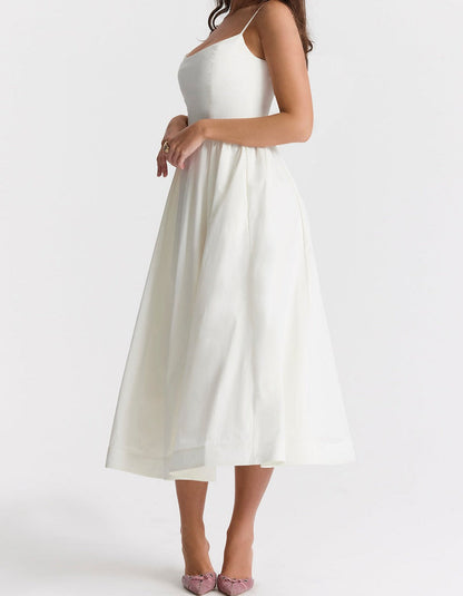 Isabella-Elegantes ärmelloses Kleid