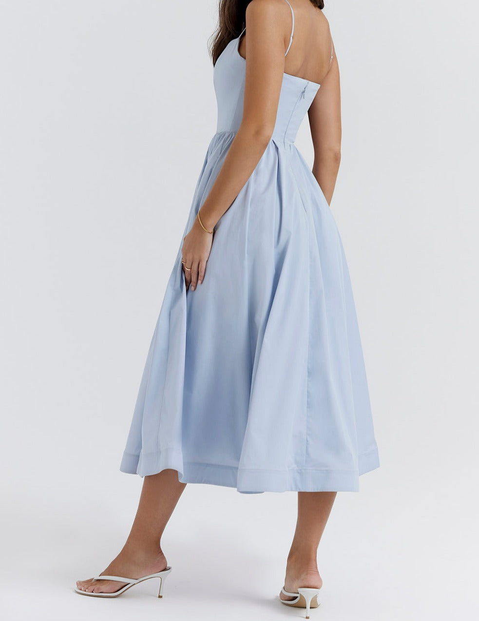 Isabella-Elegantes ärmelloses Kleid