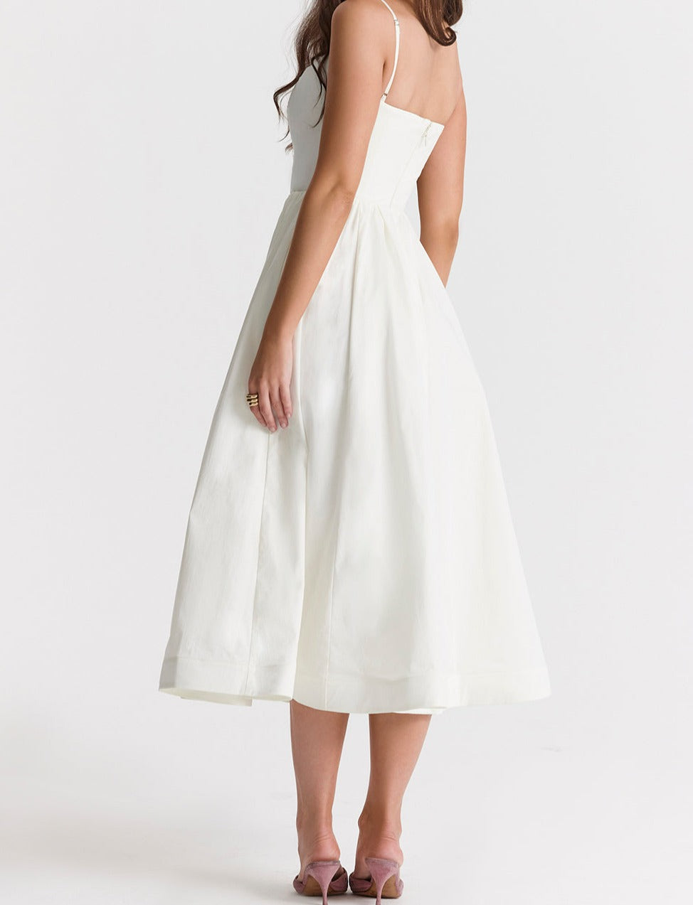 Isabella-Elegantes ärmelloses Kleid